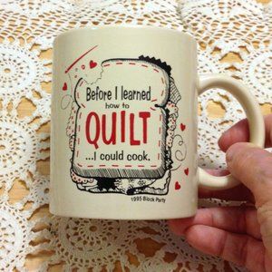 Homemaker, Quilter Coffee Mug, Vintage